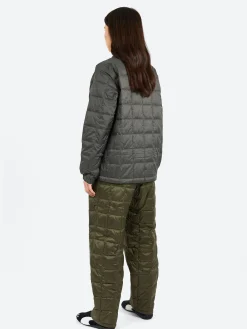 TAION - Down Coach Jacket in Dark Charcoal