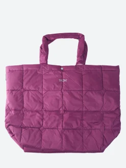 TAION - Lunch Down Tote (L) in Purple