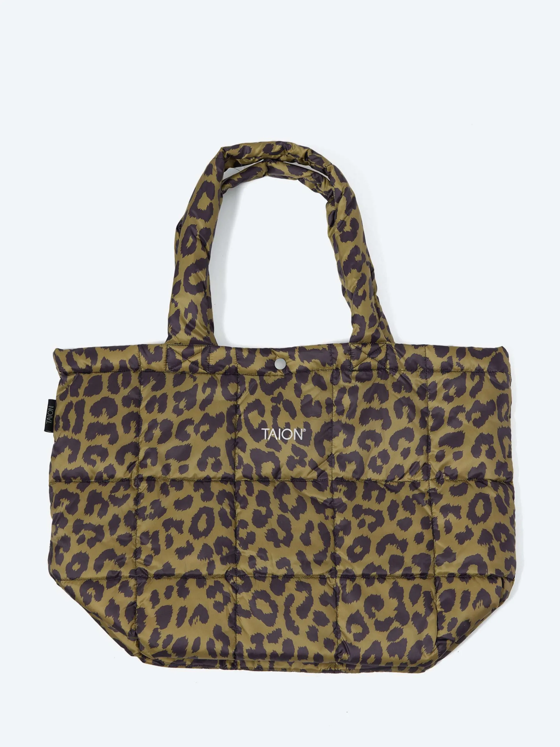 Taion - Lunch Down Tote (M) in Leopard