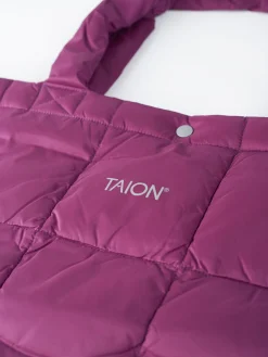 TAION - Lunch Down Tote (M) in Purple