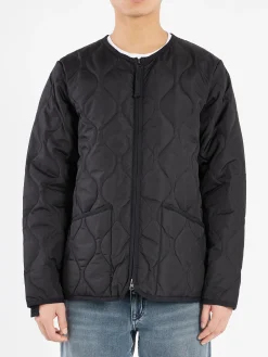 TAION - Military Crew Zip Jacket in Black