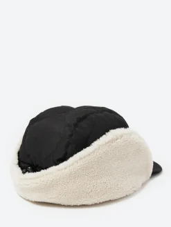 TAION - Military Down Cap in Black and Cream