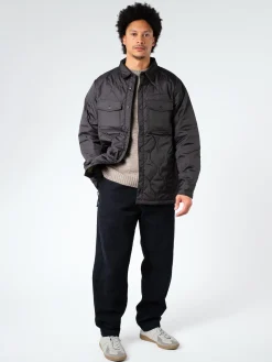 TAION - Military Down Shirt in Black