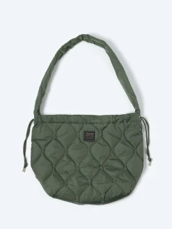 TAION - Military Down Shoulder Bag in Olive