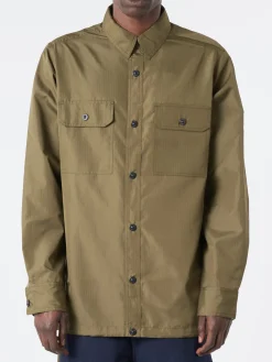 TAION - Military L/S Shirt in Dark Olive