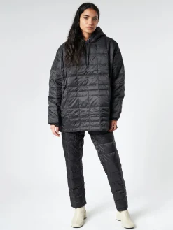 TAION - Oversized Down Hoodie in Black