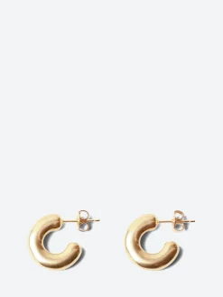 TEN. Jewelry - Bagel Earrings in Gold