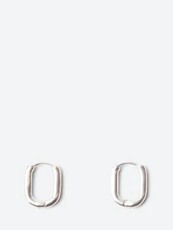 TEN. Jewelry - Oblong Earrings in Silver