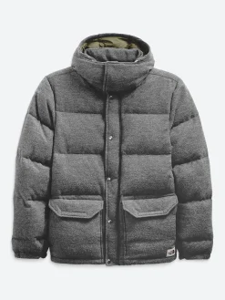 The North Face - M Sierra Down Wool Parka in Dark Grey/Heather/Burnt Olive