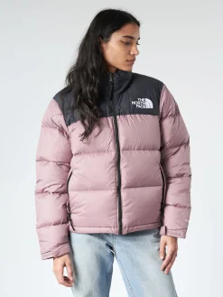 The North Face - W 1996 Retro Nuptse Jacket in Fawn Grey/Black