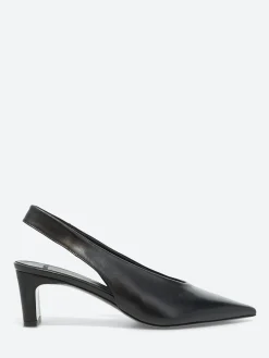 TO&CO. - Aero Slingback Pump in Nero Nappa