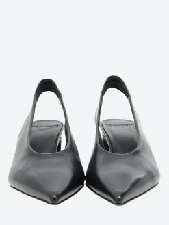 TO&CO. - Aero Slingback Pump in Nero Nappa