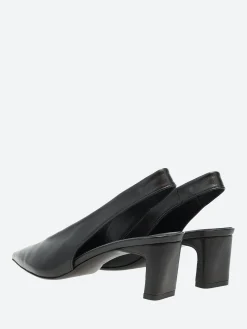 TO&CO. - Aero Slingback Pump in Nero Nappa