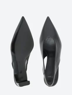 TO&CO. - Aero Slingback Pump in Nero Nappa