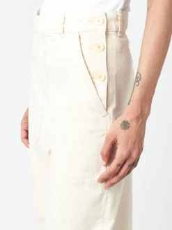 TOAST - Annie Denim Trousers in Ecru