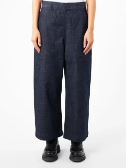 TOAST - Annie Side Button Denim in Indigo
