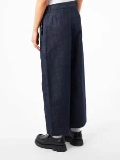 TOAST - Annie Side Button Denim in Indigo