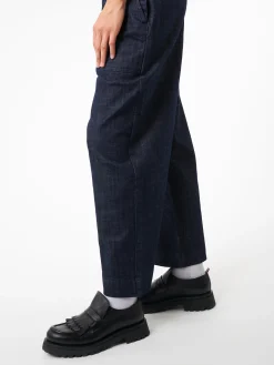 TOAST - Annie Side Button Denim in Indigo