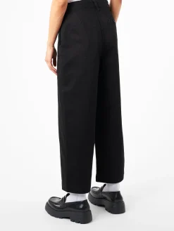 TOAST - Annie Side Button Trousers in Black