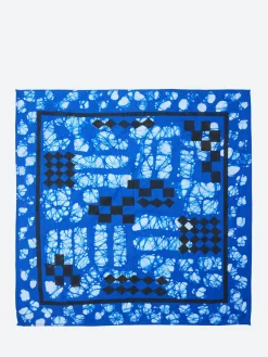 TOAST - Block Print Batik Bandana in Azurute Blue