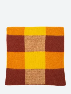 TOAST - Colour Block Scarf in Yellow Multi