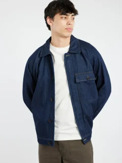 TOAST - Cotton Hemp Denim Jacket in Indigo