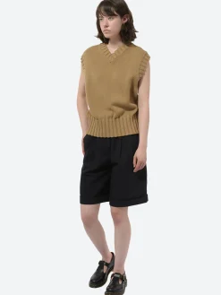 Toast - Cotton Linen Twill Short in Slate