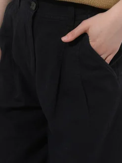 Toast - Cotton Linen Twill Short in Slate