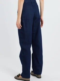 TOAST - Indigo Denim Slim Leg Trousers