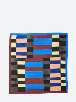 TOAST - Isobel Harvey Check Print Bandana in Multi