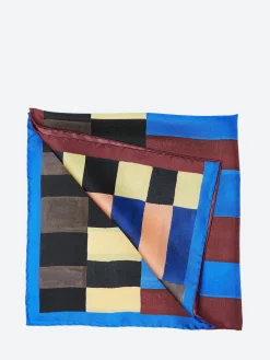 TOAST - Isobel Harvey Check Print Bandana in Multi