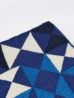 TOAST - Kite Patchwork Quilt in Blue Multi