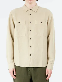 TOAST - Patch Pocket Shirt in Salt