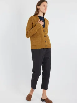 TOAST - Pull On Trousers in Soft Black