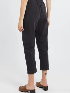 TOAST - Pull On Trousers in Soft Black
