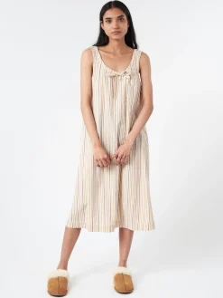 TOAST - Scout Stripe Nightdress in Marigold