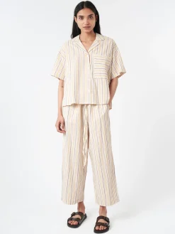 TOAST - Scout Stripe Pyjamas in Marigold