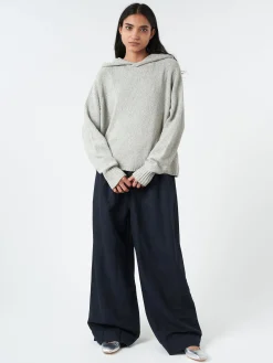 TOAST - Wide Leg Trousers in Slate