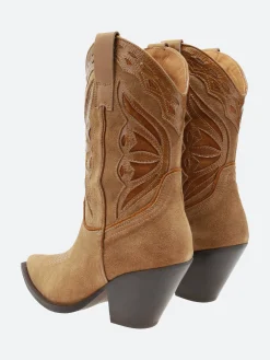 TORAL - 12371 in Beige Suede and Taupe Pa