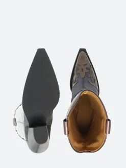 TORAL - 12357 in Brn Pat and Gry Sue and Black