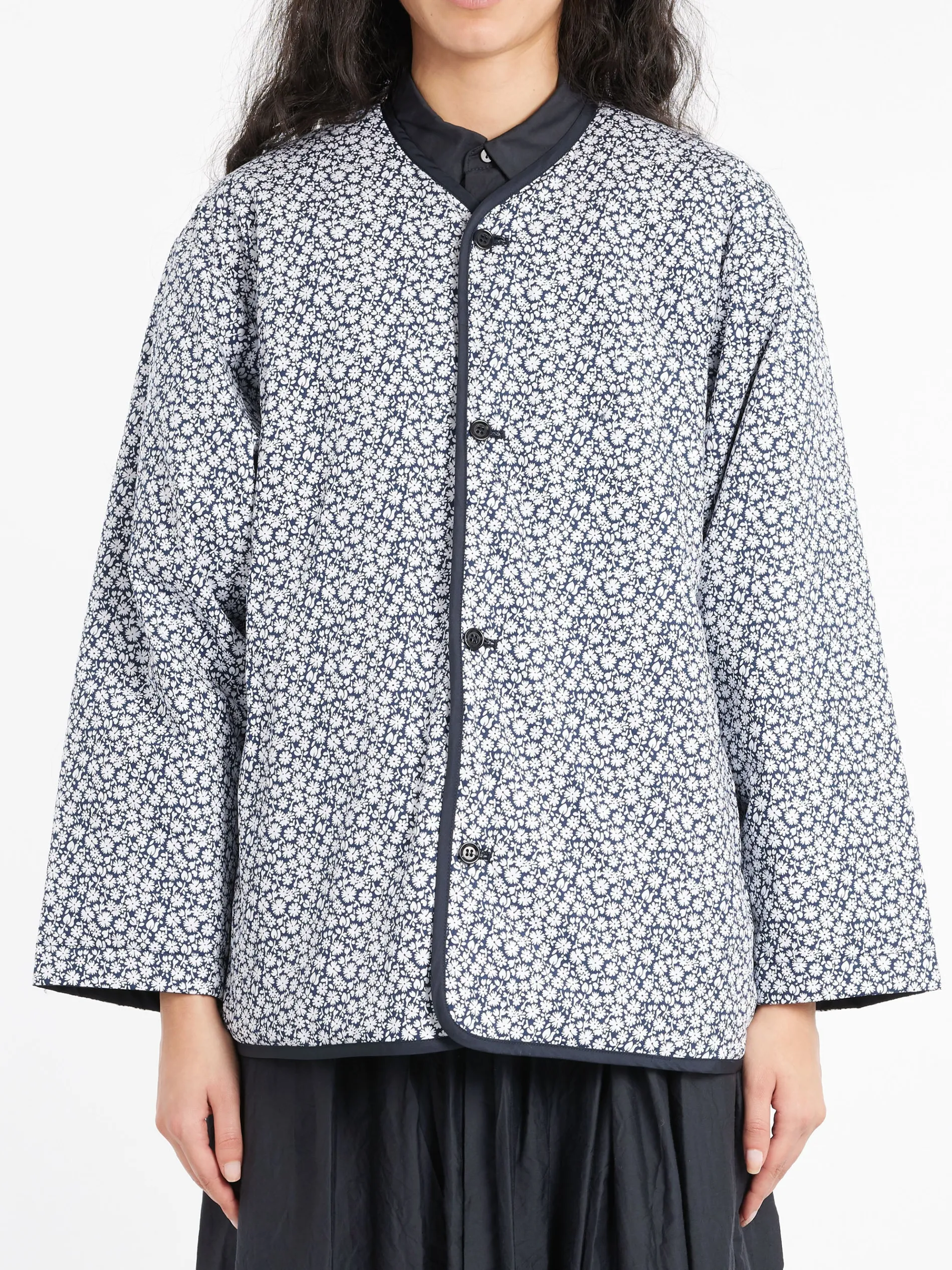 Toujours - Reversible Utility Jacket in Navy