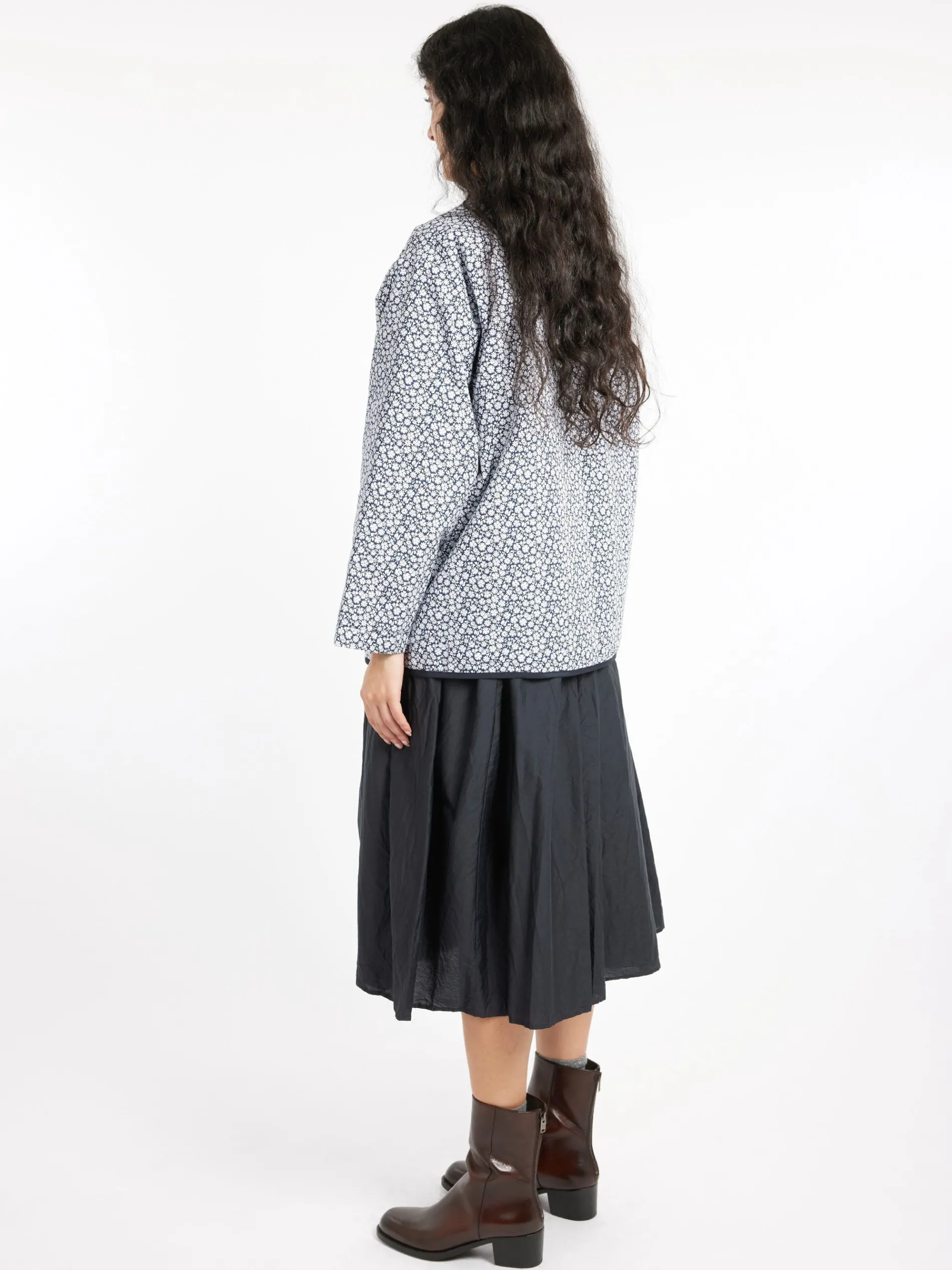 Toujours - Reversible Utility Jacket in Navy