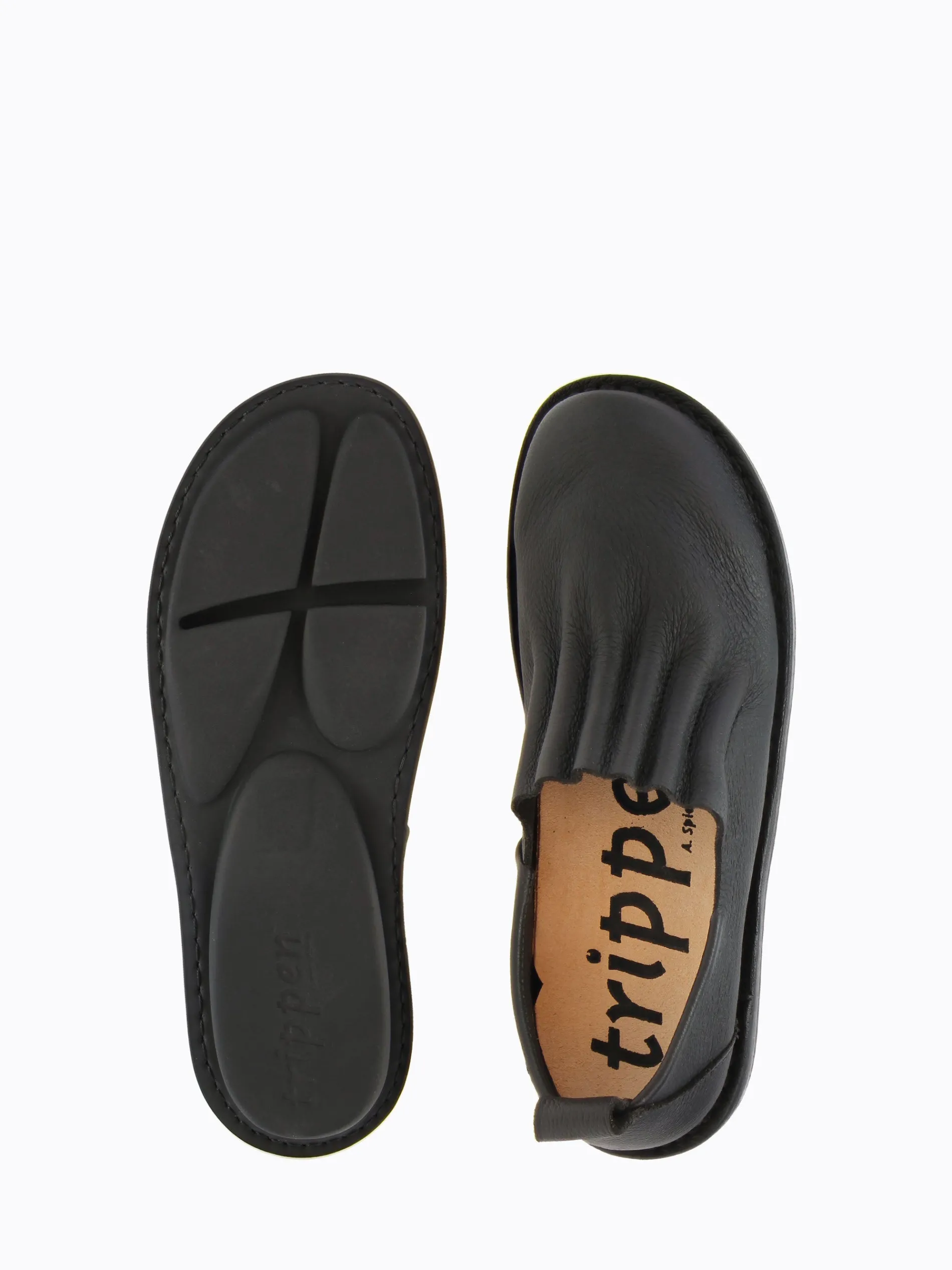 Trippen - Closed Rouse in Black Alb