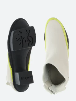 Trippen - Happy Uplift in Black and Lime