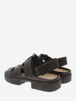 Trippen - Sport Arcade Fisherman Sandals in Black Waw