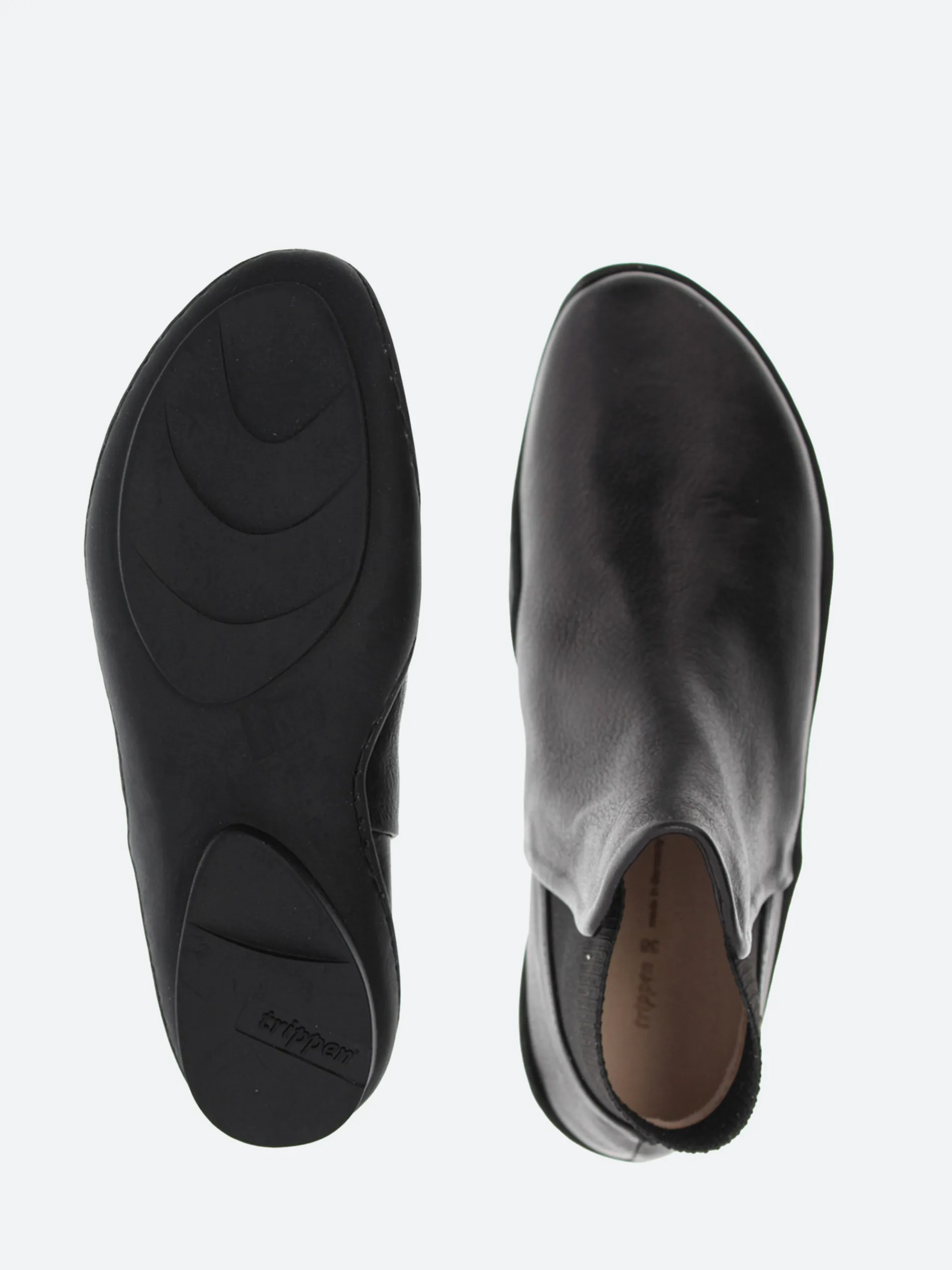 Trippen - Wave Sockchen in Black Waw