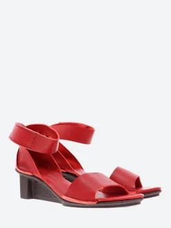 Trippen - X+OS Itten Wedge Sandals in Red
