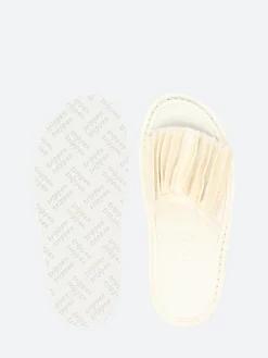 Trippen - Zori Slate in White