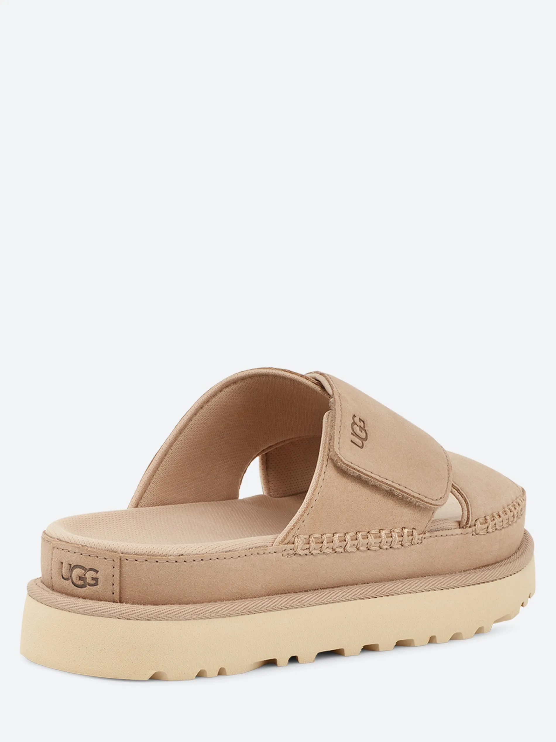 Ugg - Goldenstar Cross Slide in Driftwood