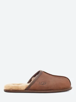 Ugg - Scuff Leather Slipper in Tan